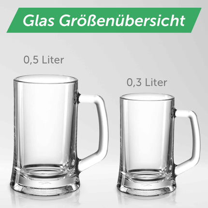 SEO. Montana Bierkrug mit Gravur "Ein Hoch auf" - 0,3 L Linkreich