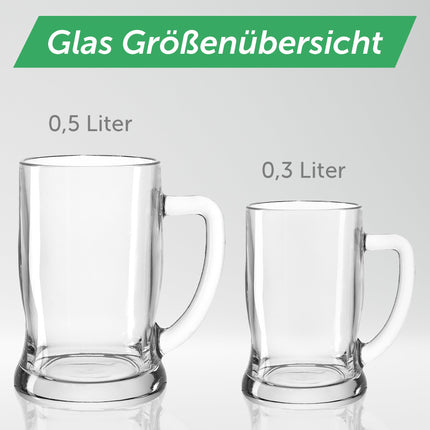 SEO. Montana Bierkrug mit Gravur "It's Beer time" - 0,5 L Linkreich