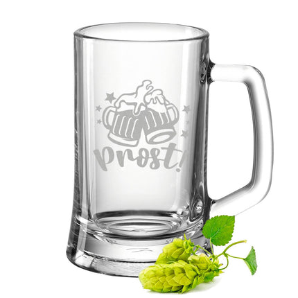 SEO. Montana Bierkrug mit Gravur "Prost Bier" - 0,3 L Linkreich
