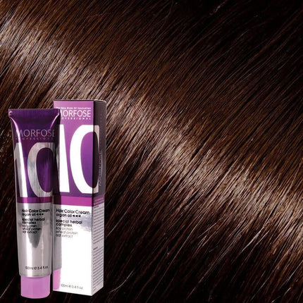 SEO. Morfose - Hair Color Cream 10 Argan Oil 100 ml / Brown - 5.35 Schokobraun intensiv Linkreich