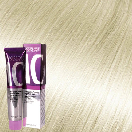 SEO. Morfose - Hair Color Cream 10 Argan Oil 100 ml / Extra Bleaching - 12.00 Platinblond extra Linkreich