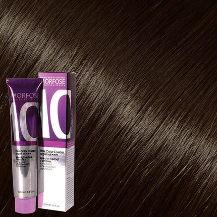 SEO. Morfose - Hair Color Cream 10 Argan Oil 100 ml / Gold - 5.3 Hellbraun gold Linkreich