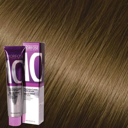 SEO. Morfose - Hair Color Cream 10 Argan Oil 100 ml / Intense Ash - 9.1 Mittelblond extra - intensiv Linkreich