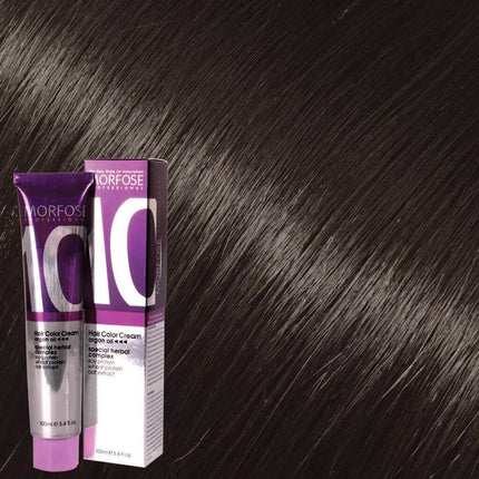 SEO. Morfose - Hair Color Cream 10 Argan Oil 100 ml / Intense Ash - 5.11 Hellbraun asch - intensiv Linkreich