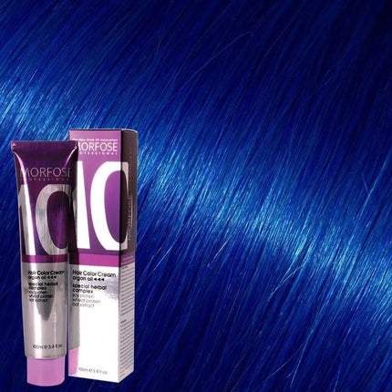 SEO. Morfose - Hair Color Cream 10 Argan Oil 100 ml / Mix - Blau Linkreich