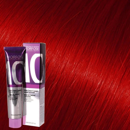 SEO. Morfose - Hair Color Cream 10 Argan Oil 100 ml / Mix - Rot Linkreich