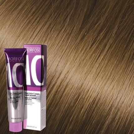SEO. Morfose - Hair Color Cream 10 Argan Oil 100 ml / Natural - 9 Hellblond Linkreich