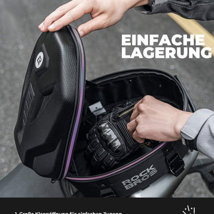 Motorrad Hecktasche Gepäcktasche 12,5L für Rücksitz (Fahrradtaschen) kaufen bei Linkreich – Jetzt entdecken!