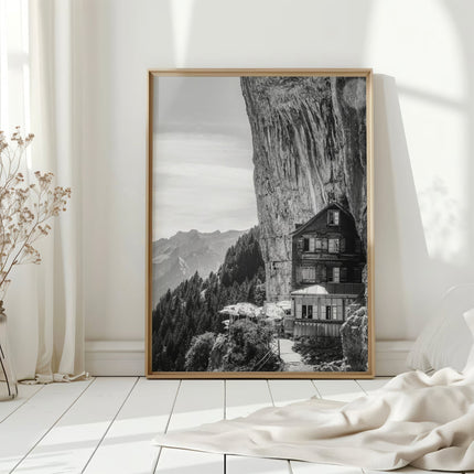 Aescher Guesthouse – Appenzell, Switzerland (black & white)