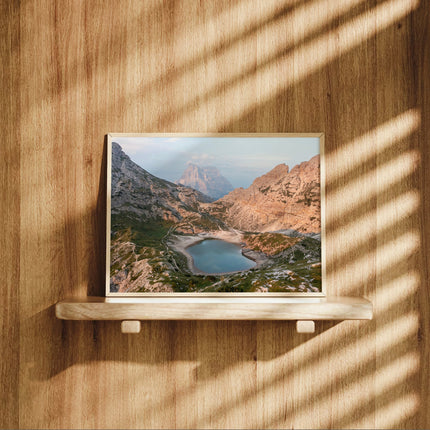 Lago di Coldai and Monte Pelmo – Dolomites Landscape Photography Print