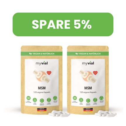 SEO. MSM Kapseln - 2er Pack - 5% Rabatt Linkreich