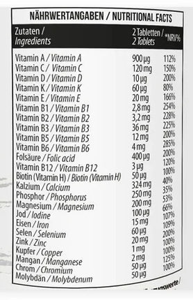 MST - All Vitamins 60 Pillen