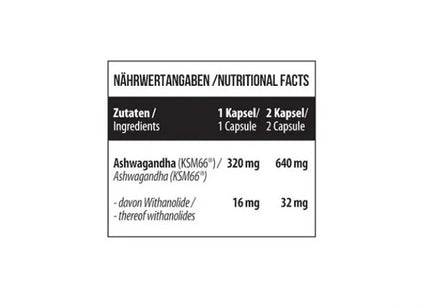 MST - Ashwagandha KSM-66® - 120 Caps