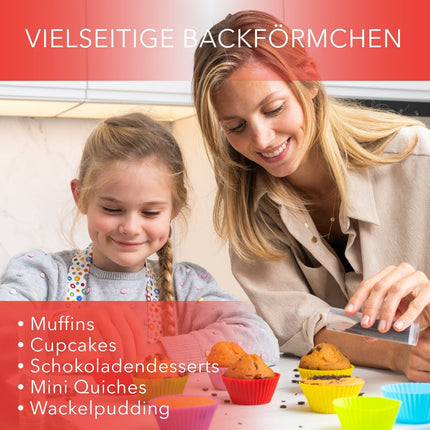 Muffinformen aus Silikon - 24er Set (Muffinformen) kaufen bei Linkreich – Jetzt entdecken!