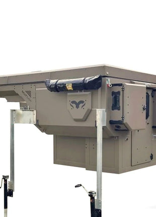 Muflon Camper Pop-Up Absetzkabine , (Doppelbett), Diesel-Standheizung, Mittelsitzgruppe, Aluminium-Leichtbau - Linkreich