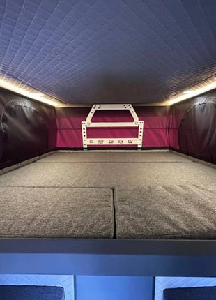 Muflon Camper Pop-Up Absetzkabine , (Doppelbett), Diesel-Standheizung, Mittelsitzgruppe, Aluminium-Leichtbau - Linkreich