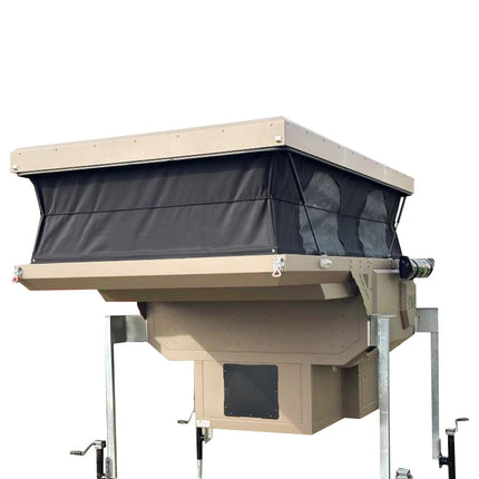 Muflon Camper Pop - Up Absetzkabine – Braun Matt, 2 Schlafplätze, Aufstelldach (Doppelbett), Diesel - Standheizung, Mittelsitzgruppe, Aluminium - Leichtbau (Absetzkabinen) kaufen bei Linkreich – Jetzt entdecken!