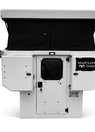 Muflon Camper Pop-Up Absetzkabine – Weiß Matt, Diesel-Standheizung, 2 Schlafplätze, Aufstelldach & Mittelsitzgruppe - Linkreich