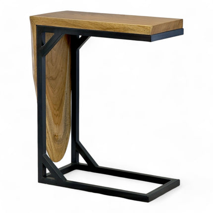 Multifunktionaler Beistelltisch - Couchtisch Ablagetisch - C - Frame – Teakholz - 50x40x20 cm (Beistelltisch) kaufen bei Linkreich – Jetzt entdecken!