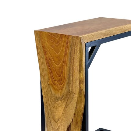Multifunktionaler Beistelltisch - Couchtisch Ablagetisch - C - Frame – Teakholz - 50x40x20 cm (Beistelltisch) kaufen bei Linkreich – Jetzt entdecken!