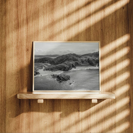 Murder Hole Beach – Donegal, Ireland (black & white)