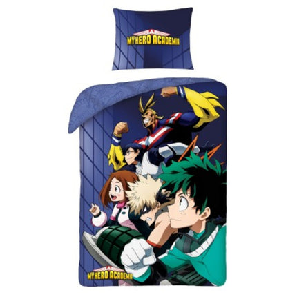 SEO. My Hero Academia Bettwäsche 140 x 200 cm - weiche Baumwolle - Kissen und Decke - Linkreich