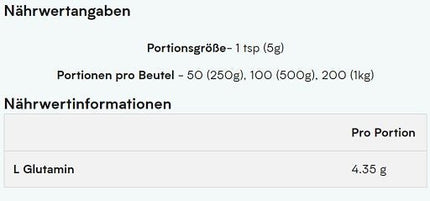 SEO. MyProtein Glutamin 1000g - Linkreich