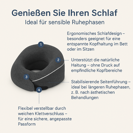 Nackenkissen für erholsamen Schlaf nach der Haartransplantation – kompakt, komfortabel & ideal für Reisen () kaufen bei Linkreich – Jetzt entdecken!