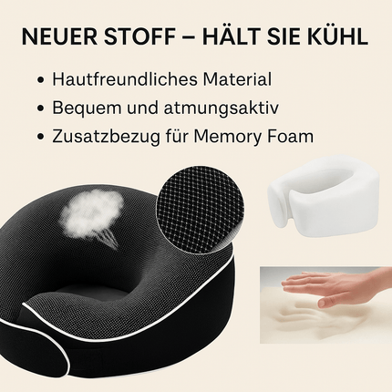 Nackenkissen für erholsamen Schlaf nach der Haartransplantation – kompakt, komfortabel & ideal für Reisen () kaufen bei Linkreich – Jetzt entdecken!