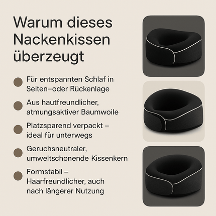 Nackenkissen für erholsamen Schlaf nach der Haartransplantation – kompakt, komfortabel & ideal für Reisen () kaufen bei Linkreich – Jetzt entdecken!