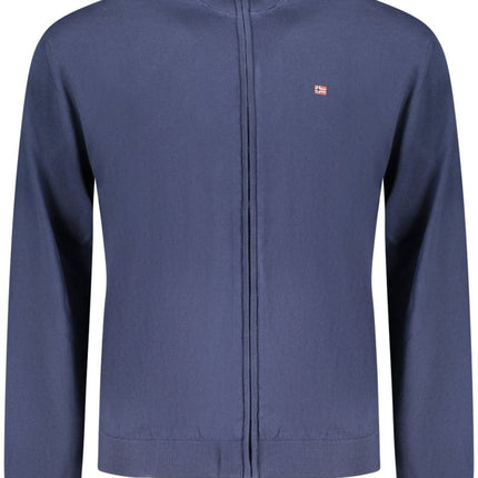 SEO. Napapijri Herren - Cardigan Grün – Langärmlige Strickjacke mit Logo - Stickerei - Blau Linkreich