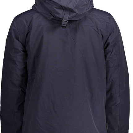 SEO. Napapijri Herrenjacke Blau – Regenjacke mit Kapuze für Herbst/Winter | 30% recycelt - Blau Linkreich