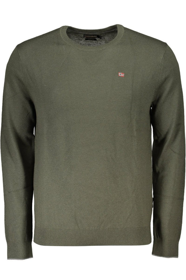 SEO. Napapijri Herrenpullover Schwarz – LANA Langarmpullover für Herbst/Winter - Grün Linkreich