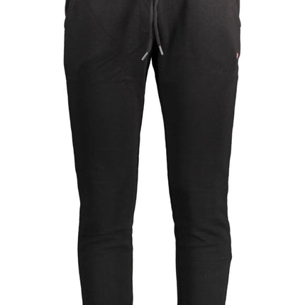 SEO. NAPAPIJRI Jogginghose Herren – Schwarze Sporthose mit elastischem Bund - Schwarz Linkreich