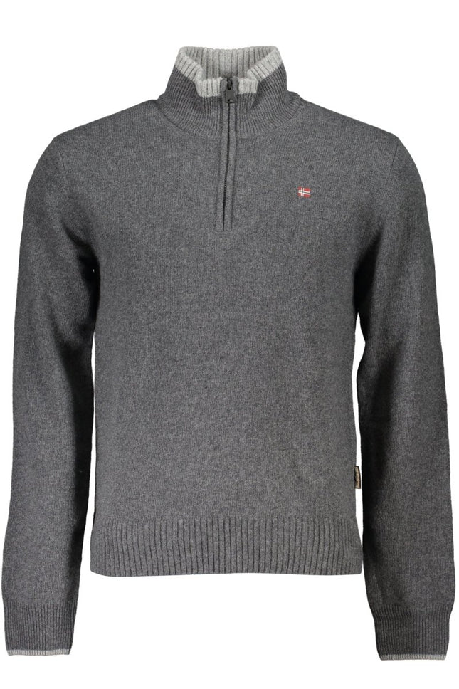 SEO. Napapijri Pullover Herren – Grauer Langarm - Pullover für Herbst/Winter | soulluna.de - Grau Linkreich