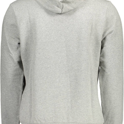 SEO. NAPAPIJRI Sweatshirt Herren Blau – Kapuzenpullover aus Baumwolle für Freizeit - Grau Linkreich