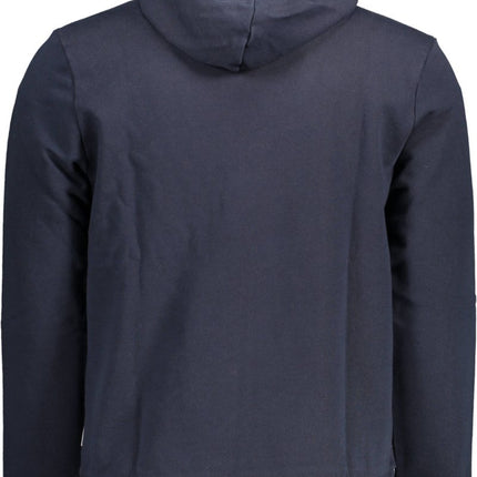 SEO. NAPAPIJRI Sweatshirt Herren Blau – Kapuzenpullover aus Baumwolle für Freizeit - Grau Linkreich
