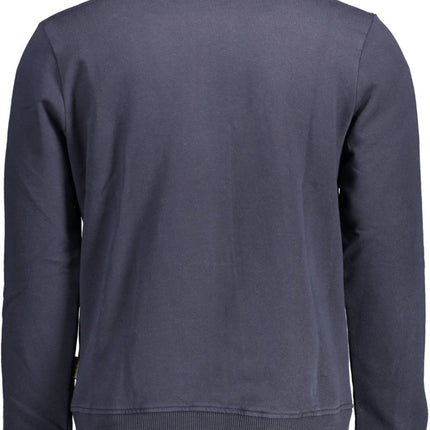 SEO. NAPAPIJRI Sweatshirt Herren mit Reißverschluss – Blau | Winter - Sweatshirt - Blau Linkreich