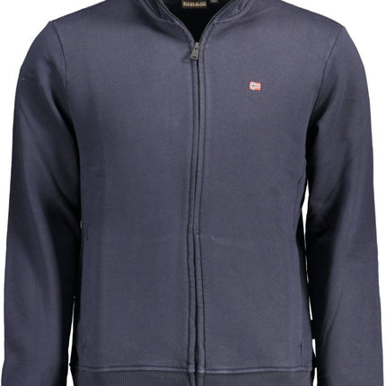 SEO. NAPAPIJRI Sweatshirt Herren mit Reißverschluss – Blau | Winter - Sweatshirt - Blau Linkreich
