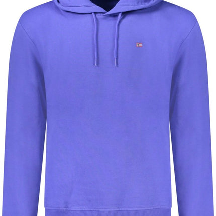 SEO. NAPAPIJRI Sweatshirt Herren mit Reißverschluss – Grünes Kapuzen - Sweatshirt für Herbst/Winter - Blau (BLB3B) Linkreich