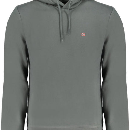 SEO. NAPAPIJRI Sweatshirt Herren mit Reißverschluss – Grünes Kapuzen - Sweatshirt für Herbst/Winter - Grün (VEG1S) Linkreich