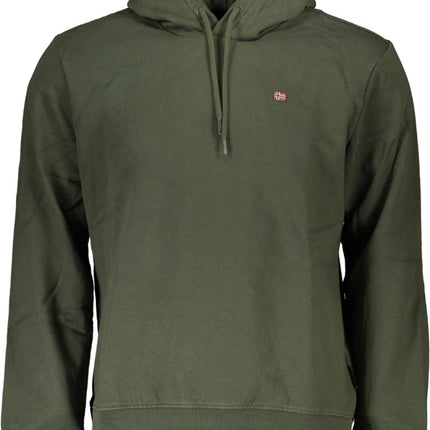 SEO. NAPAPIJRI Sweatshirt Herren mit Reißverschluss – Grünes Kapuzen - Sweatshirt für Herbst/Winter - Grün Linkreich