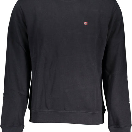 SEO. NAPAPIJRI Sweatshirt Herren mit Reißverschluss – Schwarzes Logo - Sweatshirt für Freizeit - Schwarz Linkreich