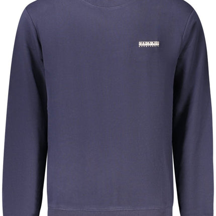 SEO. NAPAPIJRI Sweatshirt Herren mit Zip – Beige, lockere Passform für Herbst/Winter - Blau Linkreich