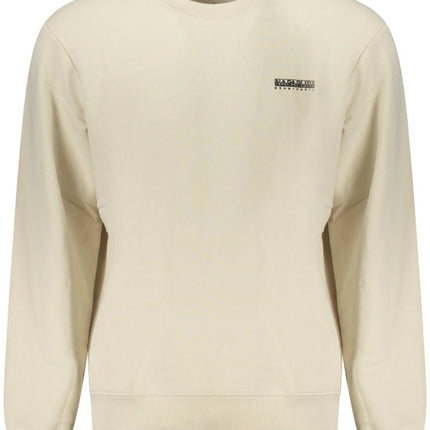 SEO. NAPAPIJRI Sweatshirt Herren mit Zip – Beige, lockere Passform für Herbst/Winter - Beige Linkreich