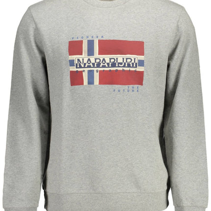 SEO. Napapijri Sweatshirt Ohne Reissverschluss Mann Grau - Grau Linkreich