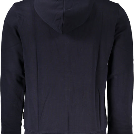 NAPAPIJRI Herren-Sweatshirt mit blauem Reißverschluss – Kapuze & Fleece für Herbst/Winter