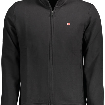 NAPAPIJRI Herren-Sweatshirt mit Reißverschluss – Schwarz für Herbst/Winter | soulluna.de