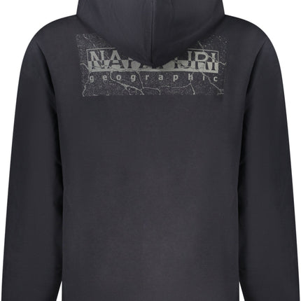 Napapijri Schwarzes Herren-Sweatshirt Mit Reissverschluss