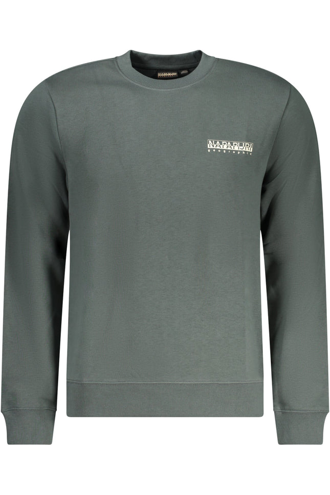 Napapijri Grünes Herren-Sweatshirt Mit Reissverschluss